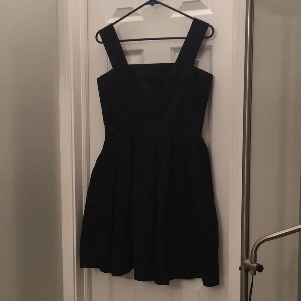 Simple casual black dress